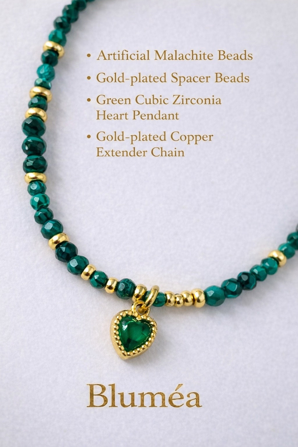 Green Malachite-Inspired Pendant Jewelry