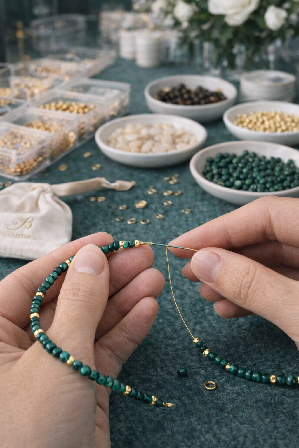 Green Malachite-Inspired Pendant Jewelry
