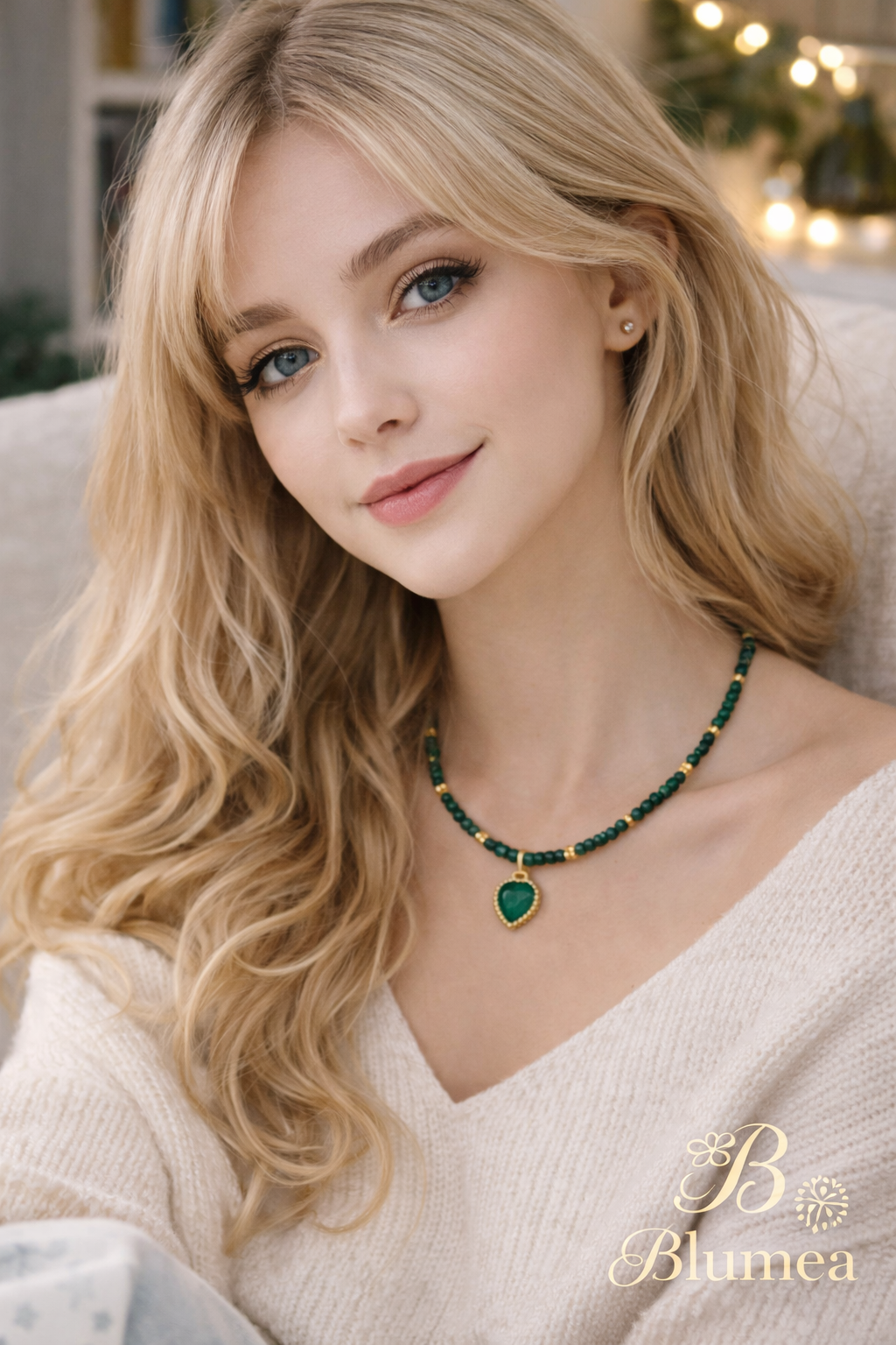 Green Malachite-Inspired Pendant Jewelry